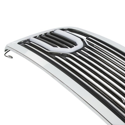 Chrome Grille Replacement Shell and Lights for 2010 2018 Dodge Ram 2500 3500 Big Horn