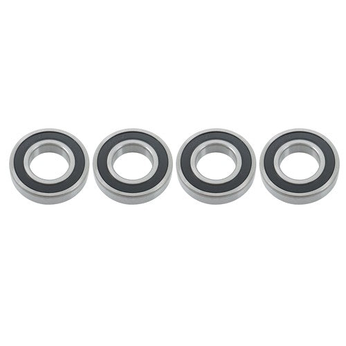 DURAFORCE 4Pcs 6208-2RS Bearings 40×80×18mm Double Rubber Seals Deep Groove Ball Bearing