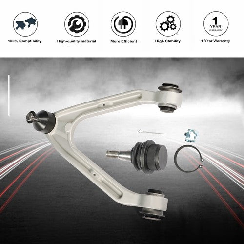 DURAFORCE Front Upper Lower LH RH Control Arm Ball Joint Kit Fit For Hummer H3 H3T 3.7L