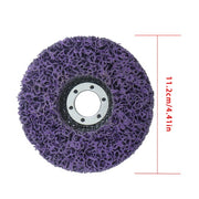 DURAFORCE 10 Pack: 4-1/2" x 7/8" Diamond Discs Stripping Wheel (5 pcs purple & 5 pcs blue)