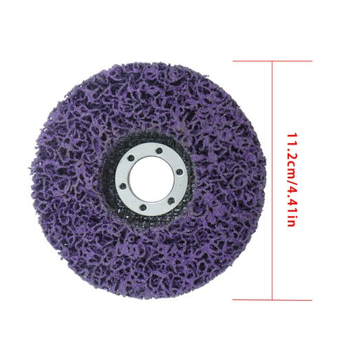 DURAFORCE 10 Pack: 4-1/2" x 7/8" Diamond Discs Stripping Wheel (5 pcs purple & 5 pcs blue)