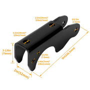 DURAFORCE Shock Mounts On Axle Bracket For Ford F250 F350 Super Duty 99-04 #F81Z-5B498-CA