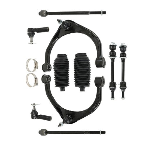 DURAFORCE For Ram 1500 11-12 4.7L/5.7L V8 Upper Control Arms Inner Outer Tierods 10PC 4x4