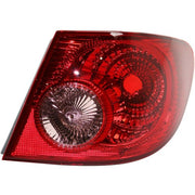 DURAFORCE Outer Tail Light Tail Lamp RH Passenger Side 2003-2008 for Toyota Corolla CE LE