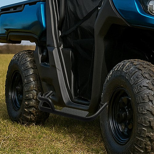 Nerf Bars Powder Coated Steel for Can-Am Defender HD5 HD8 HD10 2 Door 2016-Up