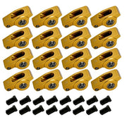 DURAFORCE Fits Chevrolet SBC 350 400 1.5 Ratio 7/16" Aluminum Full Roller Rocker Arms Set