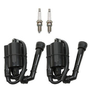 DURAFORCE 2 x Ignition Coil Spark Plug For VS700 86-87 VS750 88-91 VS800 92-04 33410-38A02