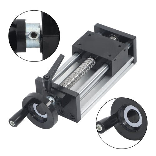 DURAFORCE Dual Slide Linear Module Sliding Table SFU1605 Ballscrew 100mm Effective Linear