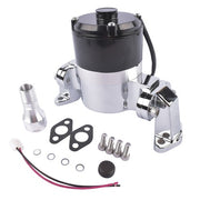 DURAFORCE Chrome High Flow Electric Water Pump for SBC Small Block Chevy 283 327 350 400
