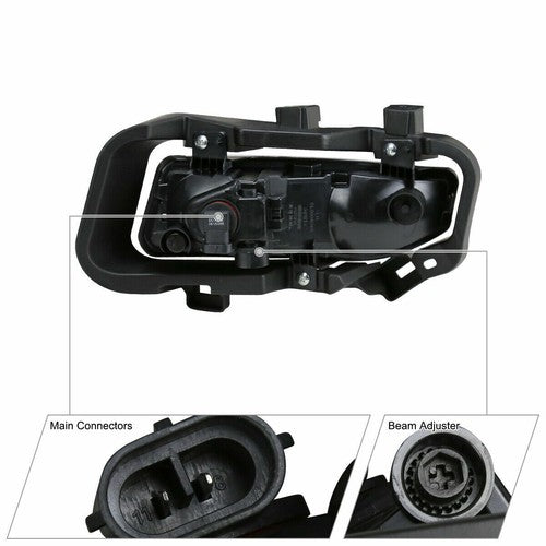 DURAFORCE Front Bumper Fog Lights Fog Lamps Left&Right for Nissan Kicks 2017 2018 2019