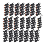 DURAFORCE 105 Pieces Titanium and HCS Oscillating Saw Blades for Wood Metal Cutting