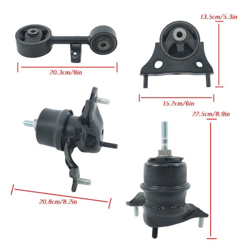 DURAFORCE Engine Motor & Transmission Mount 4PC For Toyota Highlander 2.4L 2WD 2001-2003