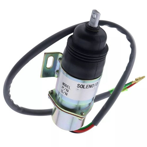 DURAFORCE 24V Fuel Shutoff Solenoid 1-81910052-0 for Isuzu Forklift 181910-0520