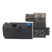 DURAFORCE 3 Way Normally Closed DC 110V Electric Solenoid Air Valve 1/4" NPT