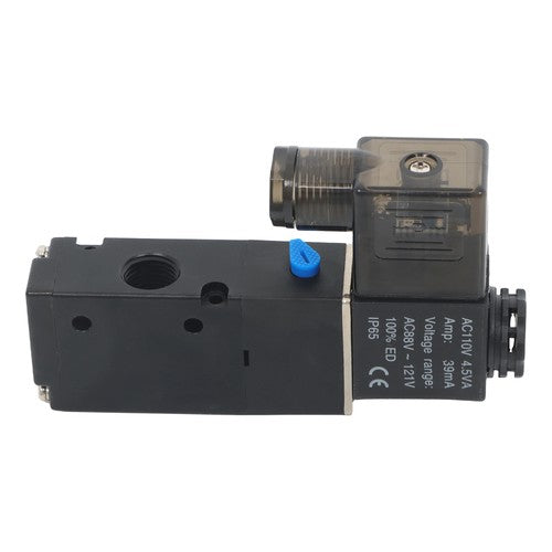 DURAFORCE 3 Way Normally Closed DC 110V Electric Solenoid Air Valve 1/4" NPT