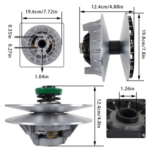 DURAFORCE For ODES 800 Dominator Raider X2 D2 D4 Primary Secondary CVT Clutch Removal Tool