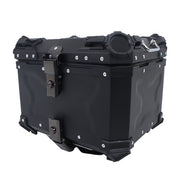 DURAFORCE 45L Motorcycle Top Box with Safety Lock Waterproof Trunk Luggage Storage Case