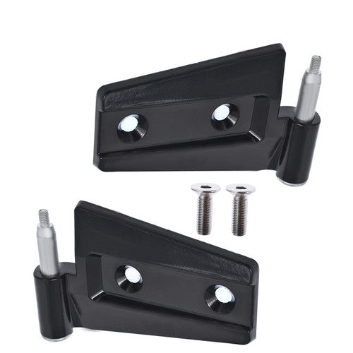 DURAFORCE Set of 2 Door Hinges Black Suit For Jeep Wrangler 2007 2008-2017 Unlimited JK
