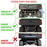 DURAFORCE For 2018-2024 Polaris Ranger 1000 XP Rear Double Tube Bumper North Star Edition