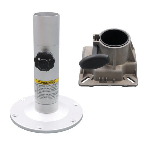 DURAFORCE Aluminum Height 13"-19" Locking Boat Seat Pedestal Adjustable Boat Seat Mount