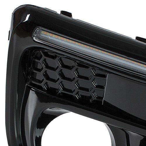DURAFORCE White/Amber LED DRL Fog Light Bezel Cover kit for 2018-2021 Subaru WRX/STI Pair
