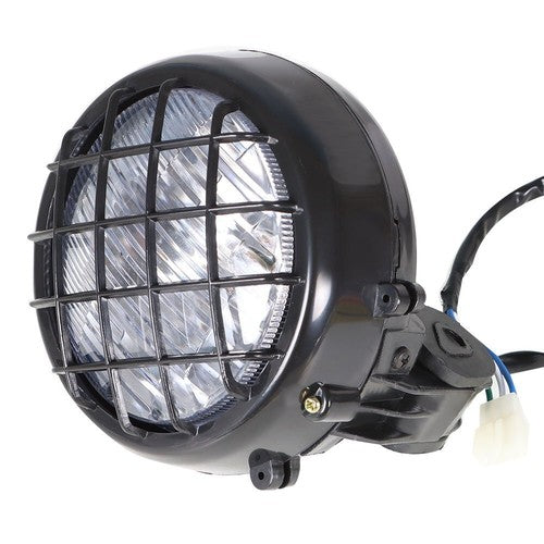 DURAFORCE 2× Headlights lens bulbs lights grills For Yamaha Banshee 1987-2006 Warrior 350