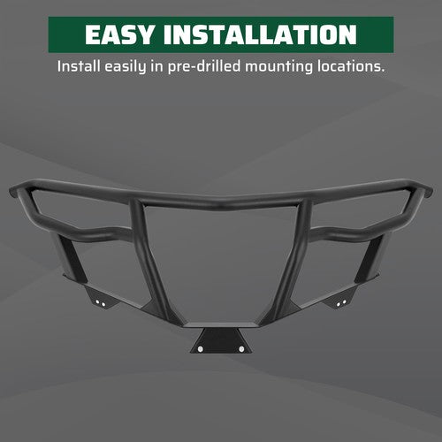 DURAFORCE BLACK FRONT BRUSH GUARD BUMPER FOR YAMAHA WOLVERINE RMAX2 / RMAX4 1000 21-24