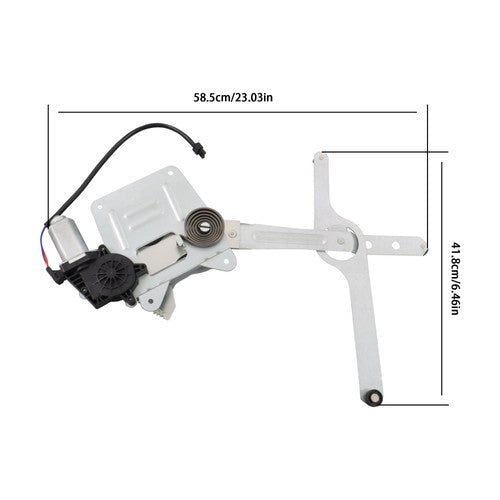 DURAFORCE 741-844 For GMC Jimmy 1995-2001 Power Window Regulator w/Motor Front Left NEW