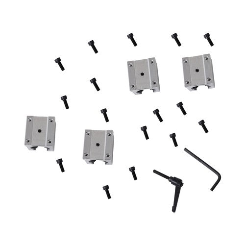 DURAFORCE 2Pcs SBR20-1800mm Linear Guide Rails with SBR20UU Bearing Blocks 4Pcs
