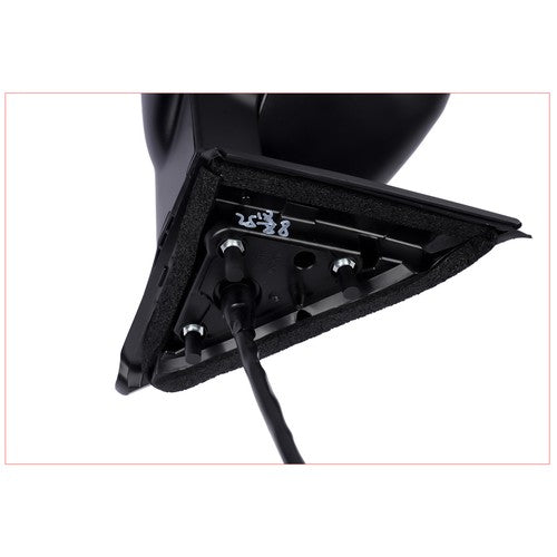DURAFORCE Left View Mirror Assembly with Turn Signal Lamp for Nissan Rogue SV SL Advance