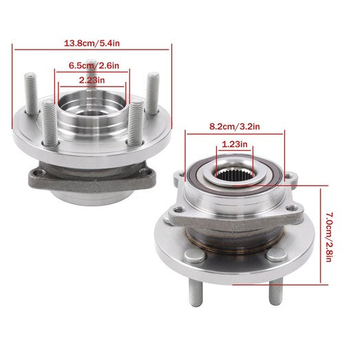 DURAFORCE 1pc Front Wheel Bearing Hub For Dodge Avenger Chrysler 200 Sebring Cirrus 513263