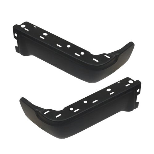 DURAFORCE Rear Bumper Ends For Ford F150 2009-2014 Primered Steel Set Black Pair LH RH