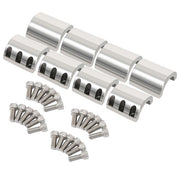 DURAFORCE 4x Tube Clamps Upgrated Steel For 1.875" 1-7/8" Size Tube Roll Cage Mount