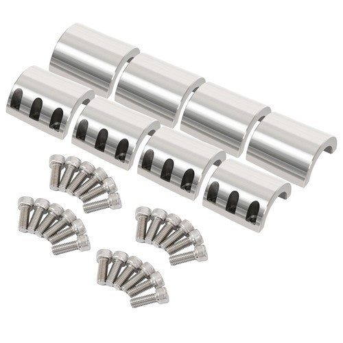 DURAFORCE 4x Tube Clamps Upgrated Steel For 1.875" 1-7/8" Size Tube Roll Cage Mount