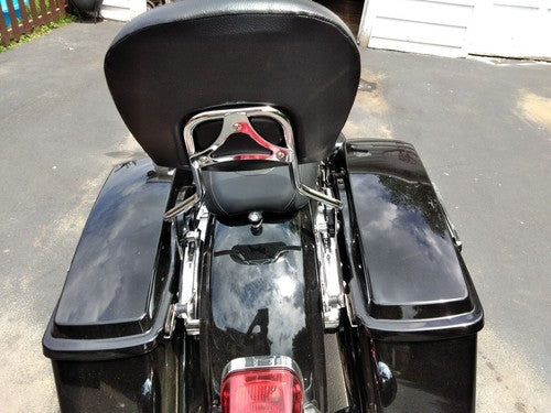 DURAFORCE For 09-26 Harley Davidson Touring Road Street Glide Passenger Sissy Bar Backrest