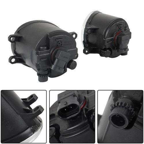 DURAFORCE New Fit For Toyota Camry 2007-2009 Front Fog Lights Lamps+Bezel+Switch Kit Clear