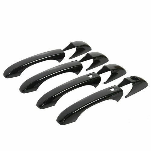 Glossy Black Door Handle Cover Set For Jeep Grand Cherokee Dodge Durango 2011 Plus