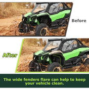 DURAFORCE Wide Fender Flare Kit Fit Kawasaki Teryx KRX 1000 & Special Edition Models 20-25