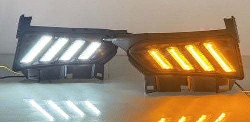 DURAFORCE For Nissan Versa 2020 2021 22 LED Daytime Running Light Turn Signal DRL Fog Lamp