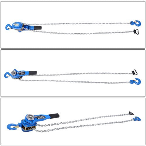 DURAFORCE 1650lbs Trigger Hoist 10ft Lifting Height G80 galvanized manganese steel φ5mm