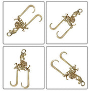 DURAFORCE For G70 5/16" V-Chain Bridle w/ 15" Large J Hooks,J-Hook w/ Grab Hooks 3' US