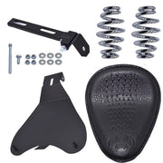 DURAFORCE NEW For Yamaha VStar 1300 1100 950 650 Black Motorcycle Bobber Solo Seat Spring