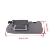 DURAFORCE Gray Plastic Driver Side Sunvisor With Lights And Mirror For 17-22 Honda CR-V