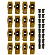 DURAFORCE Fits Chevrolet SBC 350 400 1.5 Ratio 7/16" Aluminum Full Roller Rocker Arms Set