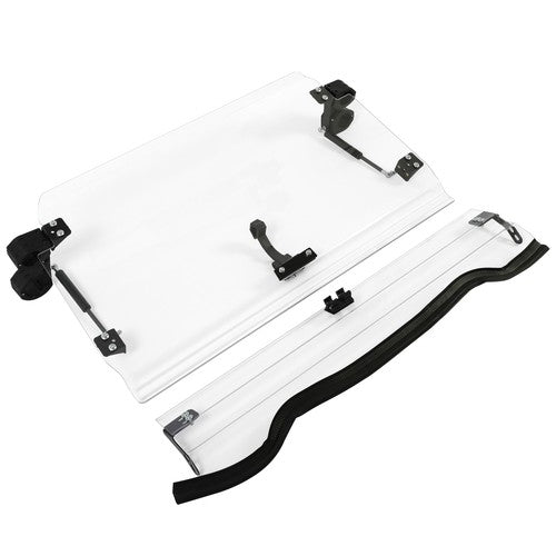 DURAFORCE 2-IN-1 Full Flip Up Split Windshield For 2014-18 Polaris RZR XP 1000 /S4 RZR 900