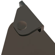 DURAFORCE Set of Weld-on Steel Dump Truck Trailer Hinge Work On Any 2" Rectangular Tube