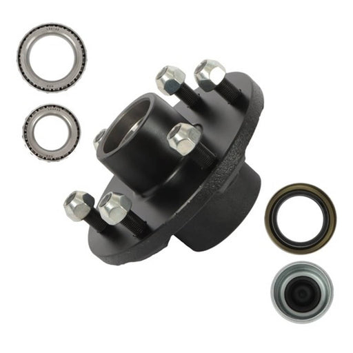 DURAFORCE 1 Set 6 - 5.5" Trailer Wheel Hub Kit For 3500 lb #84 Trailer Axle(4-Piece/Set)