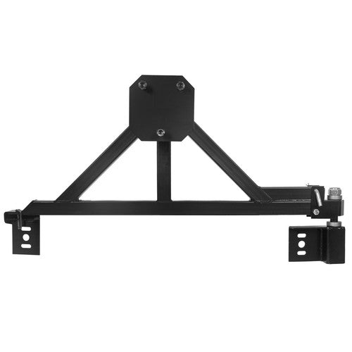 Rear Spare Tire Carrier Rack with Drop Down Option Steel for Hummer H2 2003-2009