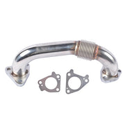 DURAFORCE Driver Side Exhaust Up Pipe for GMC Sierra Chevy Silverado LB7 LLY LMM 2001-2016
