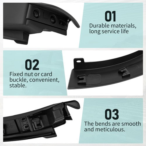 For Mazda CX-9 16 2016-2023 Rear Driver Left Side Fender Opening Wheel Arch Trim